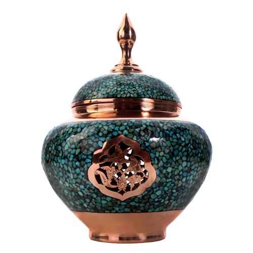 قندان مسی طرح مس و پرداز